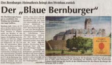Pressebeitrag Der Blaue Bernburger noch? Super Sonnatg 22.01.2006